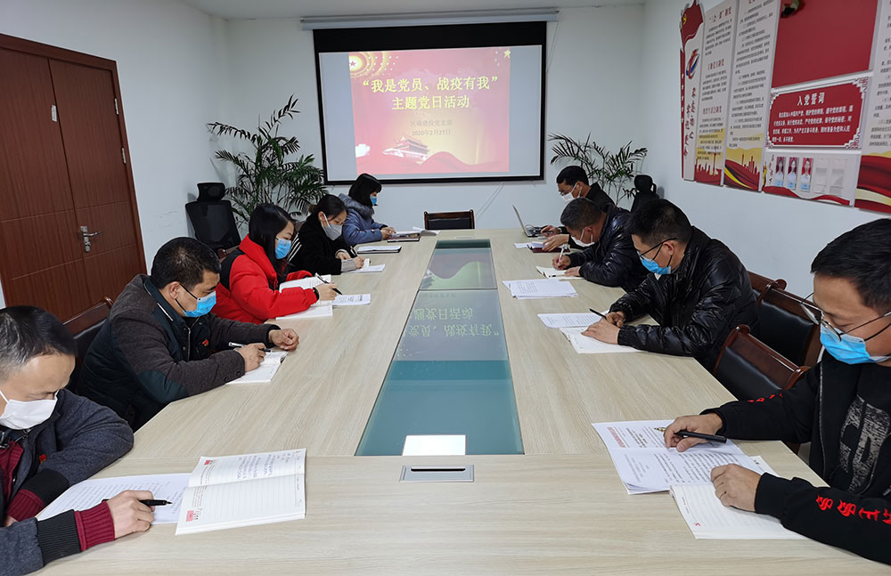 屯溪城建投公司黨支部開展“我是黨員、抗疫有我”主題黨日活動(dòng)