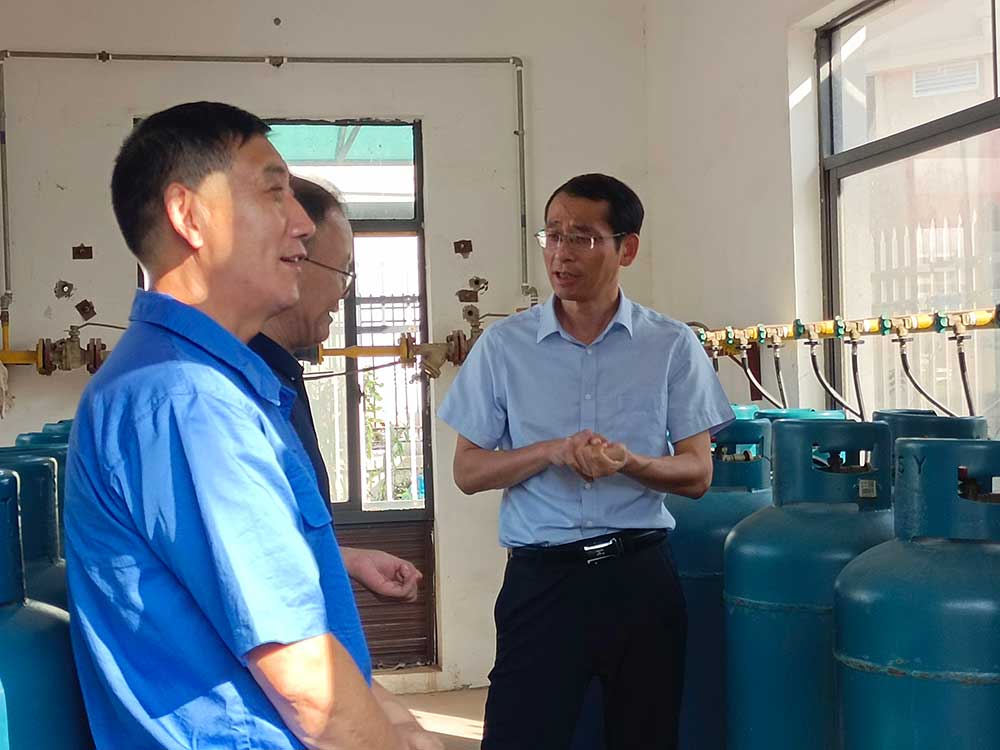 區(qū)國投集團開展“兩節(jié)”燃氣安全生產(chǎn)大檢查